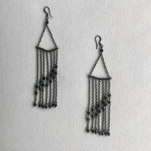 Black Earrings.